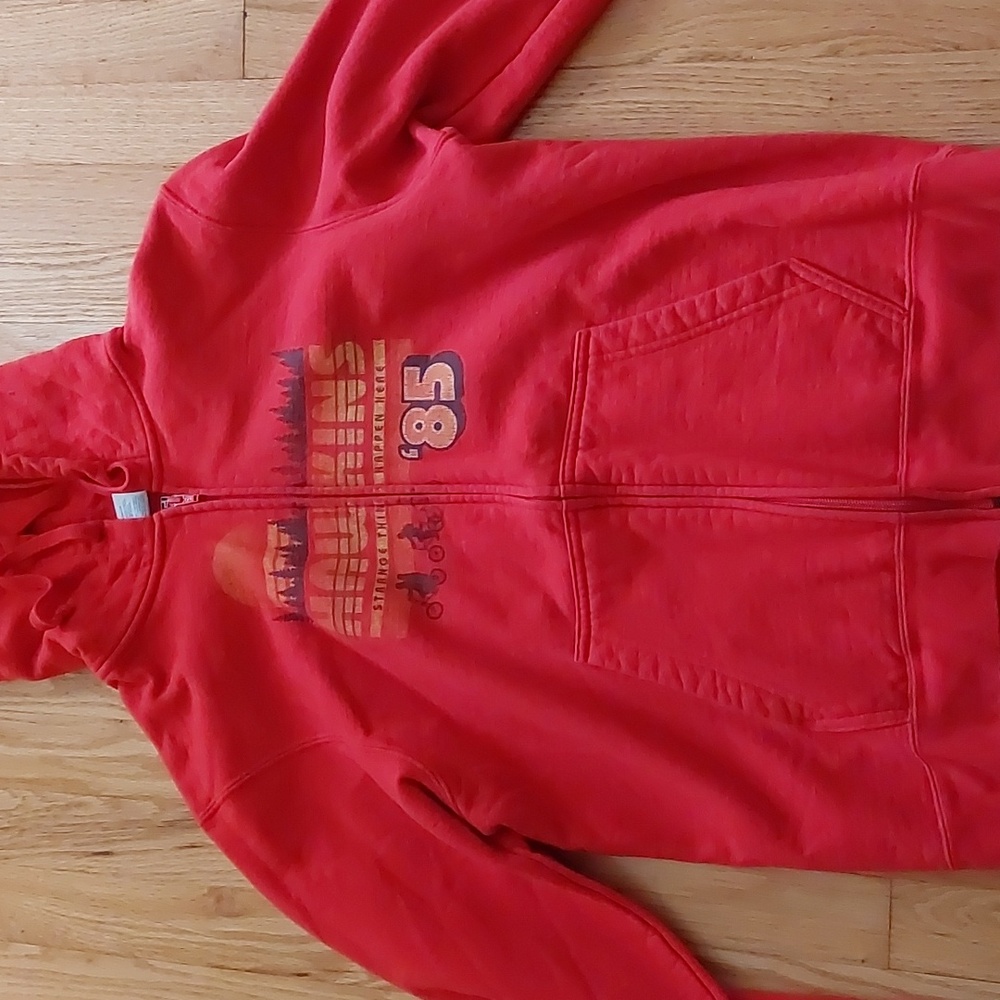 Red Zip Up Stranger Things Hoodie